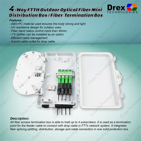 home cable distribution box|fiber optic outlet box.